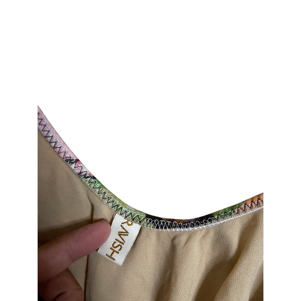 Ravish Sands Donuts One Piece Custom Bikini Plunge Neckline Womans Medium - Picture 8 of 9
